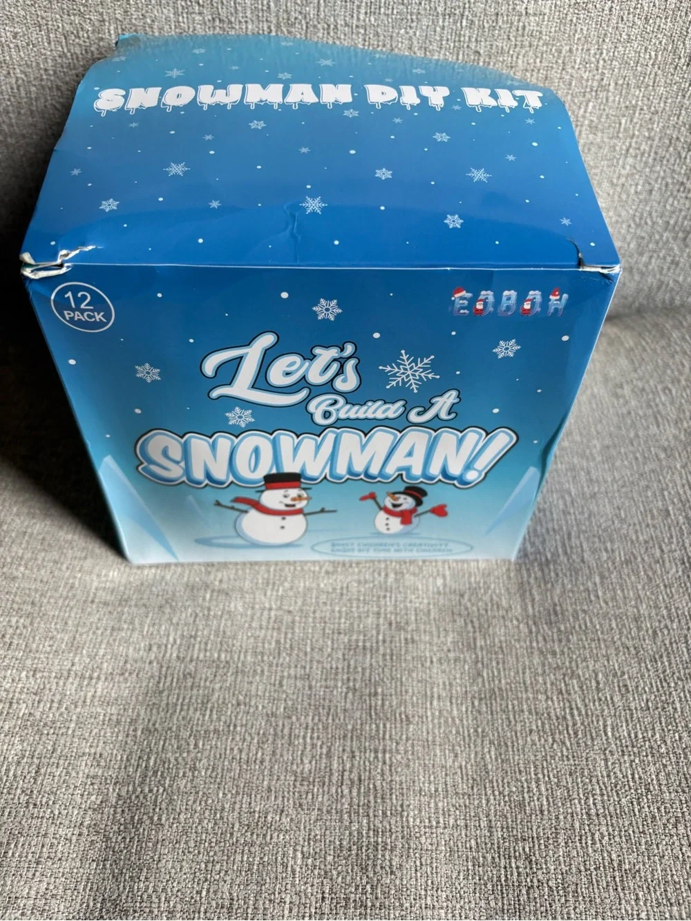 Let's Build A Snowman! DIY Snowman Kit - Blue